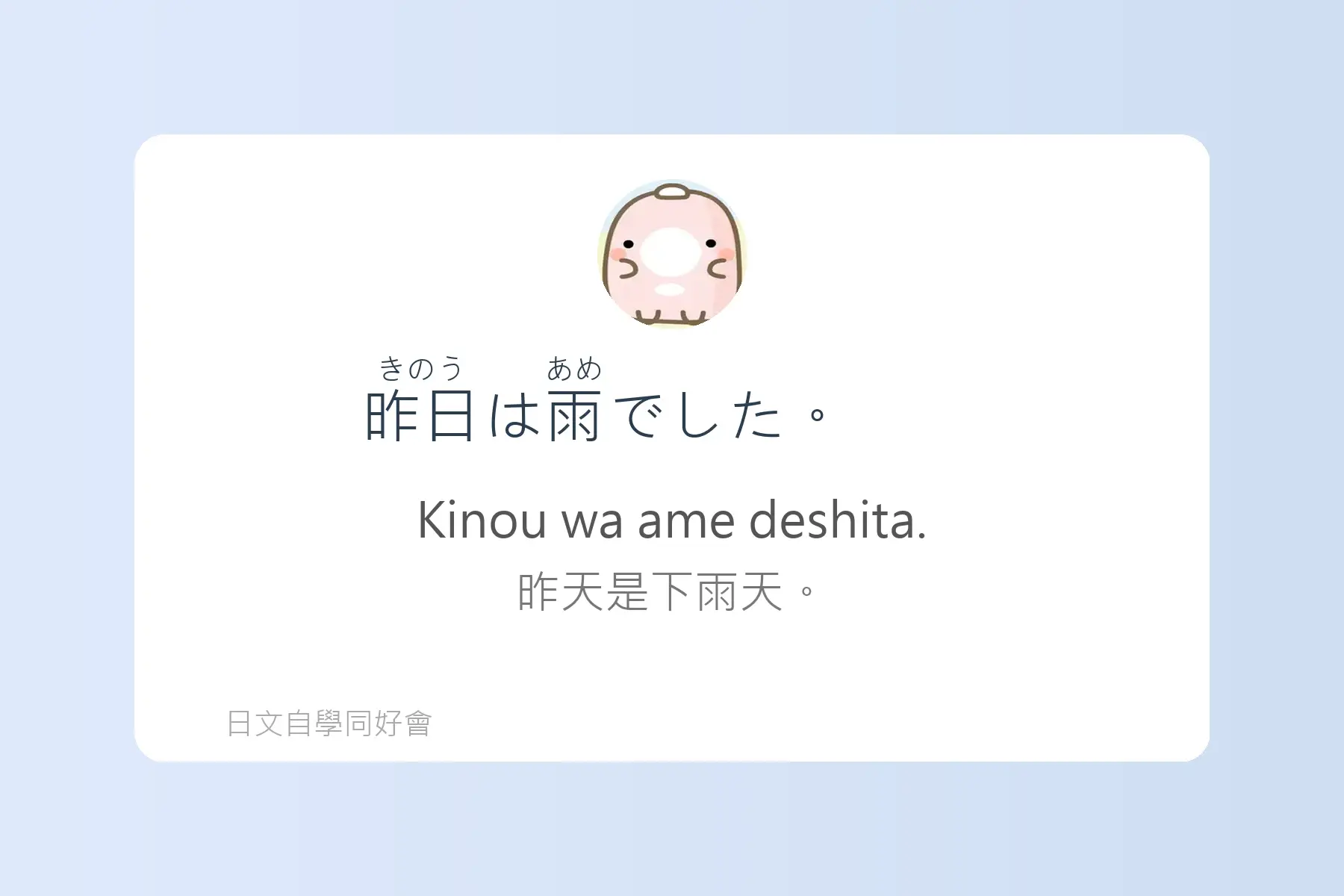每天都要開口說的必備日文卡片6
